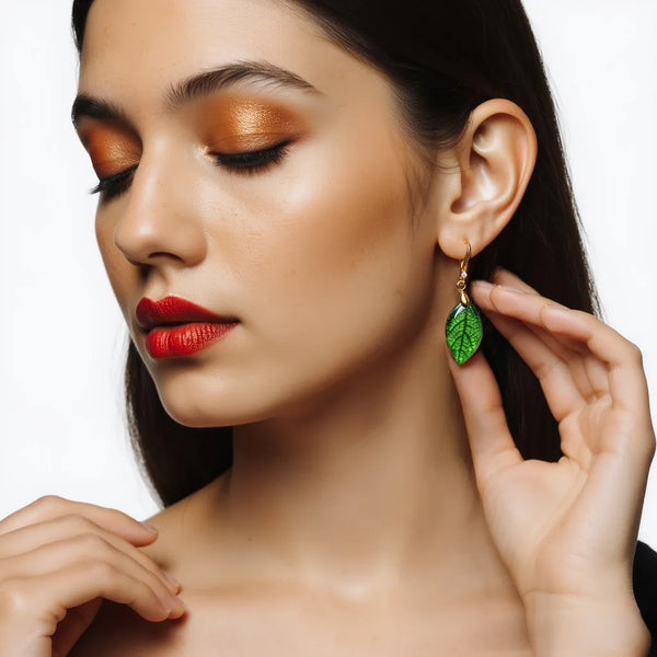 Stylish Leaf Jewelry Set