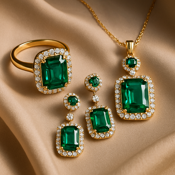 Elegant Retro Geometric Alloy Plating