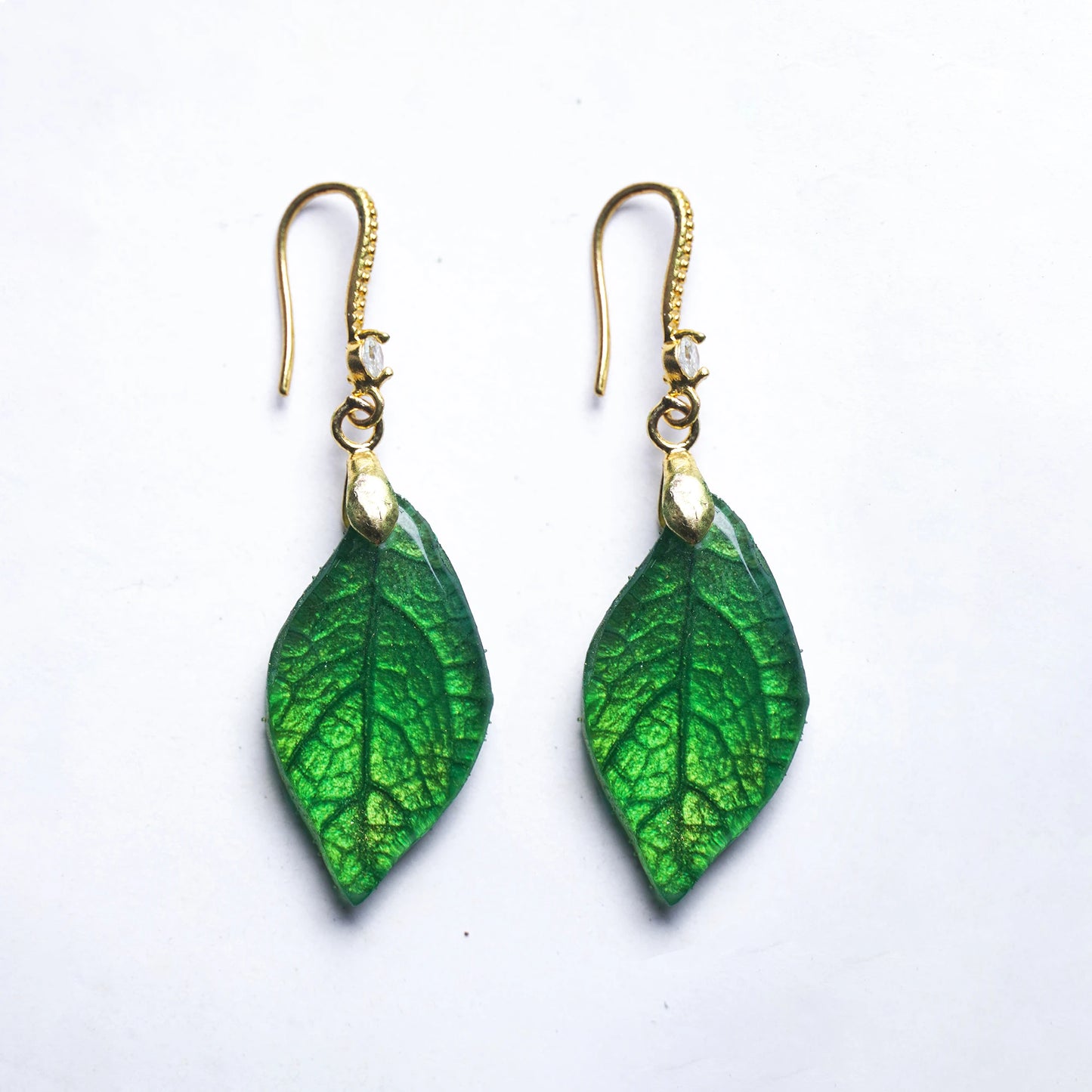 Emerald Petal  Jewelry Set